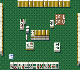Super Mahjong 3 - Karakuchi (Japan) In game screenshot